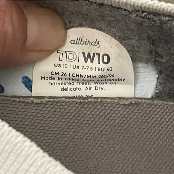 Allbirds Tree Dasher 1Limited Edition Geyser  Running Shoe 10 - Picture 6 of 10